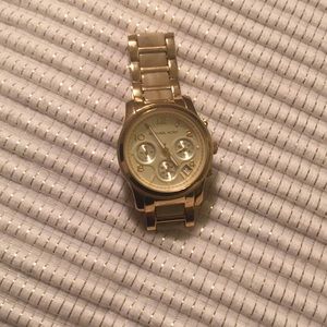 Gold Michael Kors watch